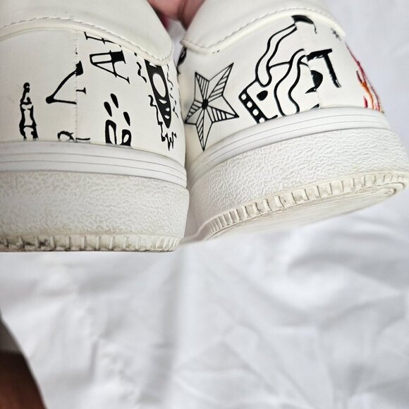 Zara Designer Protest Graffiti Men's Shoes - Picture 7 of 14